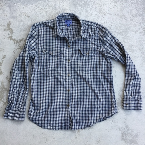 Chaps Women's Plaid Flannel Shirt - Picture 1 of 5